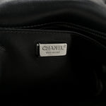 Sequin Logo Single Flap Pink Silver Black