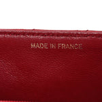 Lambskin Quilted Mini Square Flap Red