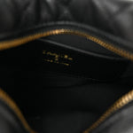 Caviar Quilted Polly Pocket Pouch Hobo Black