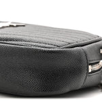 Grain De Poudre Matelasse Monogram Mini Lou Camera Bag Black