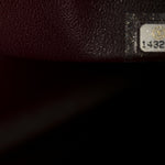 Lambskin Quilted Jumbo Double Flap  Black