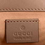 Calfskin Matelasse Super Mini GG Marmont Shoulder Bag Porcelain Rose