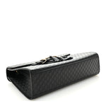Microguccissima Medium Emily Chain Shoulder Bag Black