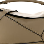 Calfskin Small Puzzle Bag Artichoke Green