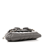 Nappa Vertical Matelasse Small Maxi Horsebit Chain Shoulder Bag Gray