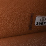 Lambskin Quilted Mini Rectangular Flap Brown