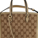 Monogram Mini Bree Tote Golden Beige