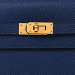 Epsom Kelly Wallet To Go Bleu Saphir