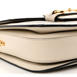 GG Supreme Monogram Horsebit 1955 Shoulder Bag Beige Mystic White