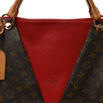 Monogram V Tote MM Cherry