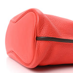 Taurillon Clemence Barenia So Kelly 26 Rouge Pivoine Fauve