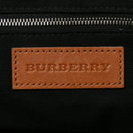 Mega Check Grained Calfskin Medium Harcourt Satchel Saddle Brown