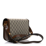 GG Supreme Monogram Horsebit 1955 Shoulder Bag Beige Brown Sugar