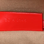 Shiny Lord Calfskin Small Antigona Medium Red