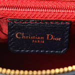 Lambskin Cannage Medium Lady Dior Navy Blue