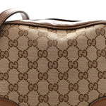 Monogram Mini Bree Messenger Bag Beige Tabacco