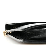 Dollar Calfskin Interlocking G Chain Wallet Black