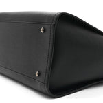 Caviar Small Studded Deauville Tote Black
