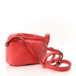 Pebbled Calfskin Small Soho Disco Bag Tabasco Red