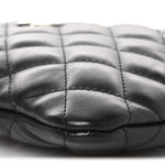 Lambskin Quilted Uniform Crossbody Bag Black