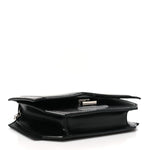 Calfskin Bow Cut Chain Wallet Black