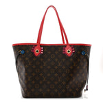Monogram Totem Neo Neverfull MM Flamingo