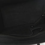 Drummed Calfskin Mini Luggage Black