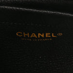Grained Calfskin Urban Essentials Small Shopping Bag Black