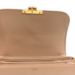 Shiny Calfskin Medium Triomphe Nude
