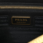 Re-Nylon Saffiano Medium Re-Edition 1978 Two Handle Bag Black