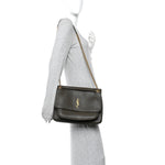Grained Lambskin Monogram Large Niki Chain Satchel Light Musk