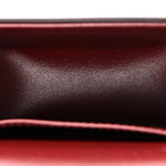 Shiny Calfskin Mini Chain Claude Burgundy