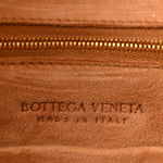 Grained Calfskin Maxi Intrecciato Small Arco Pine Green