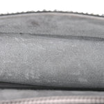 Crystal Suede Enamel Vlogo Small Loco Shoulder Bag Silver