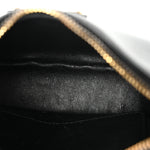 Soft Calfskin Arque Shoulder Bag Black