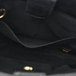 Caviar Quilted Petit Shopping Tote PST Black