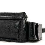 Agneau Arena Superbusy XS Sling Zip Shoulder Bag Black