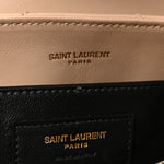 Calfskin Y Quilted Monogram Small Loulou Chain Satchel Dark Beige