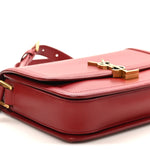 Box Calfskin Monogram Medium Solferino Satchel Rouge Opyum