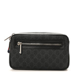 Soft GG Supreme Monogram Web Belt Bag Black Grey