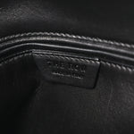 Matte Grained Calfskin Agnes Bag Black
