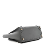 Baby Drummed Calfskin Micro Luggage Kohl