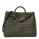 Nappa Intrecciato Small Andiamo Shoulder Bag Pickle