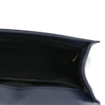 Faded Calfskin Quilted Small Studded Boy Flap Navy