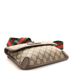 GG Supreme Monogram Neo Vintage Web Belt Bag Brown