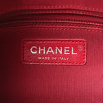 Metallic Aged Calfskin Quilted Medium Gabrielle Gold