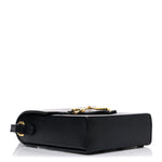 Boarded Plutone Calfskin Mini Horsebit 1955 Crossbody Bag Black