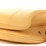 Senna Calfskin Petite GG Small Tote Bag Sunny Yellow