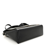 Grainy Calfskin Vintage Check Note Crossbody Bag Black
