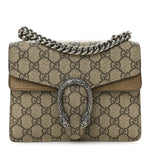 GG Supreme Monogram Mini Dionysus Shoulder Bag Taupe
